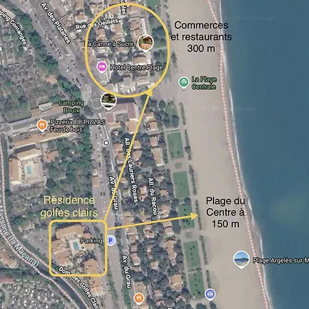 Le Patio Terrasse & 150 M Argelès-sur-Mer
